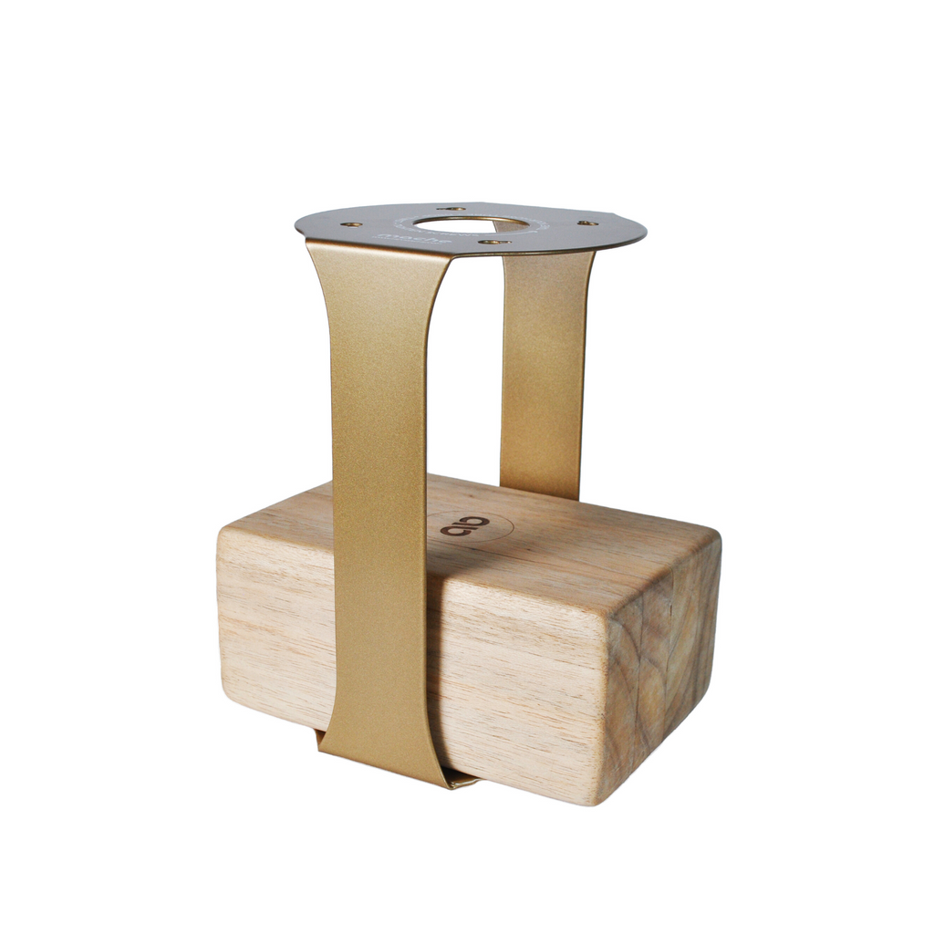 Yoga Mat Tube Floor Stand | Gold